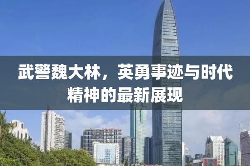 武警魏大林，英勇事迹与时代精神的最新展现