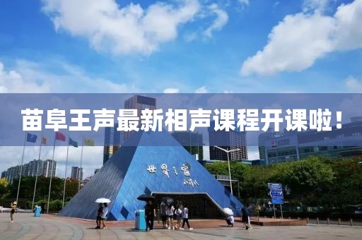 苗阜王声最新相声课程开课啦！