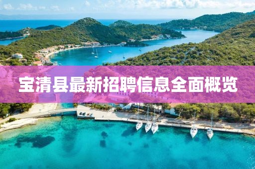 宝清县最新招聘信息全面概览
