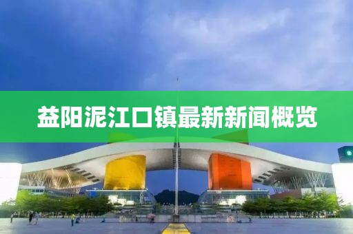 益阳泥江口镇最新新闻概览