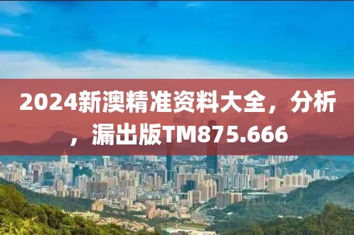 2024新澳精准资料大全，分析，漏出版TM875.666