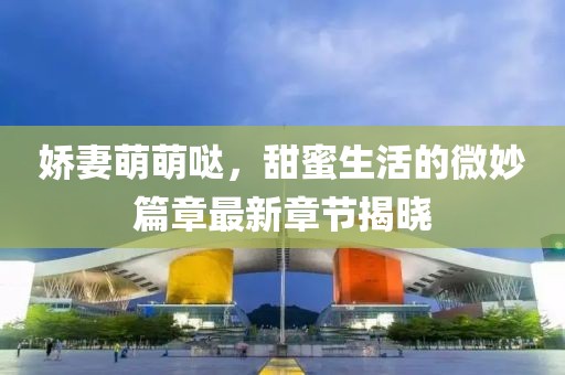 娇妻萌萌哒，甜蜜生活的微妙篇章最新章节揭晓