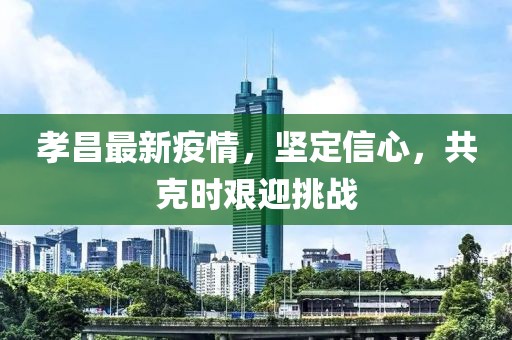 孝昌最新疫情，坚定信心，共克时艰迎挑战