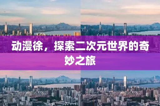 动漫徐，探索二次元世界的奇妙之旅