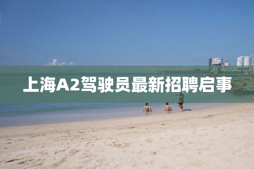 上海A2驾驶员最新招聘启事