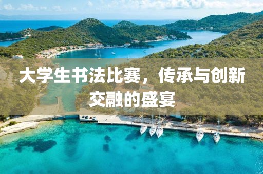 大学生书法比赛，传承与创新交融的盛宴