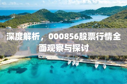 深度解析，000856股票行情全面观察与探讨
