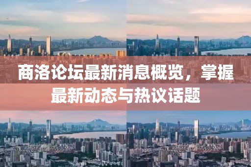 商洛论坛最新消息概览，掌握最新动态与热议话题