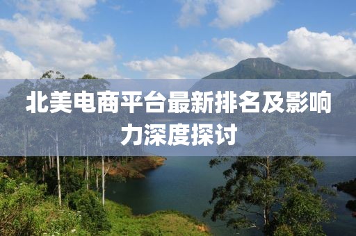 北美电商平台最新排名及影响力深度探讨