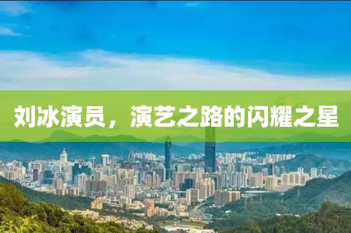 刘冰演员，演艺之路的闪耀之星