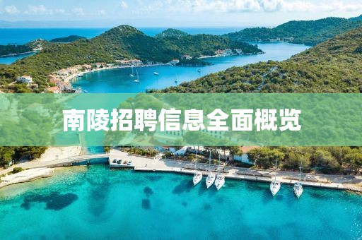 南陵招聘信息全面概览