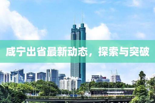 咸宁出省最新动态，探索与突破