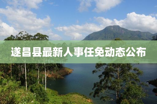 遂昌县最新人事任免动态公布