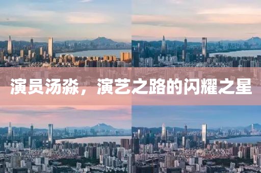 演员汤淼，演艺之路的闪耀之星