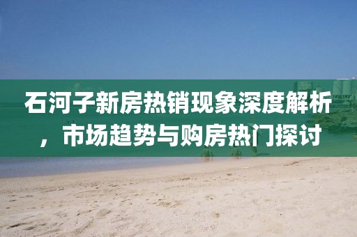 石河子新房热销现象深度解析，市场趋势与购房热门探讨