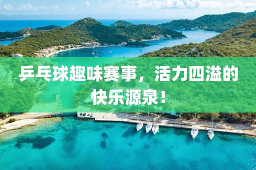 乒乓球趣味赛事，活力四溢的快乐源泉！