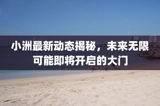小洲最新动态揭秘，未来无限可能即将开启的大门