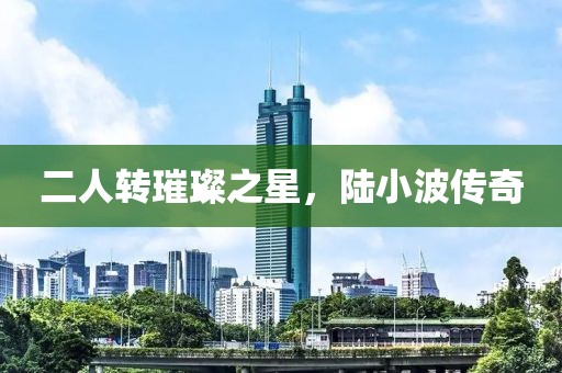 二人转璀璨之星，陆小波传奇