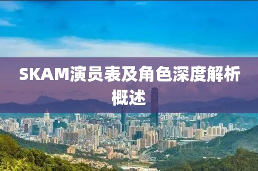 SKAM演员表及角色深度解析概述