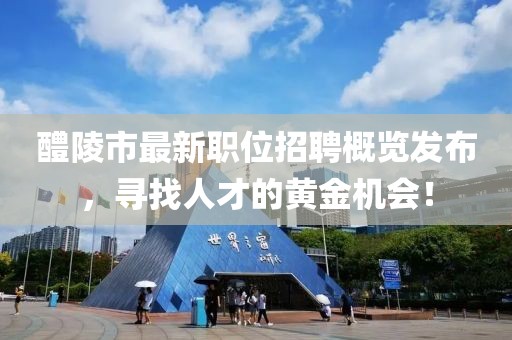 醴陵市最新职位招聘概览发布，寻找人才的黄金机会！