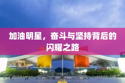 加油明星，奋斗与坚持背后的闪耀之路