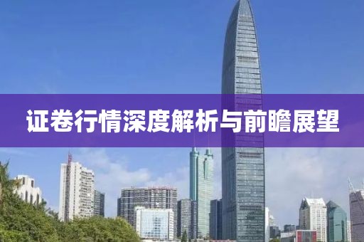证卷行情深度解析与前瞻展望