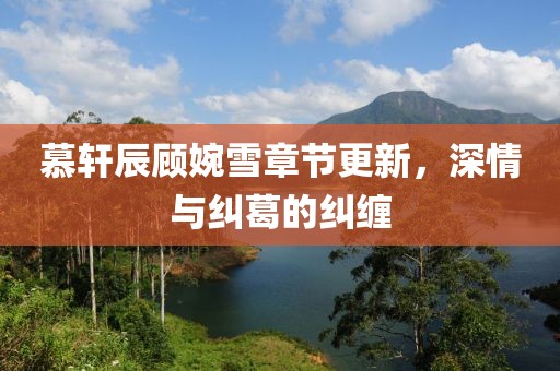 慕轩辰顾婉雪章节更新，深情与纠葛的纠缠