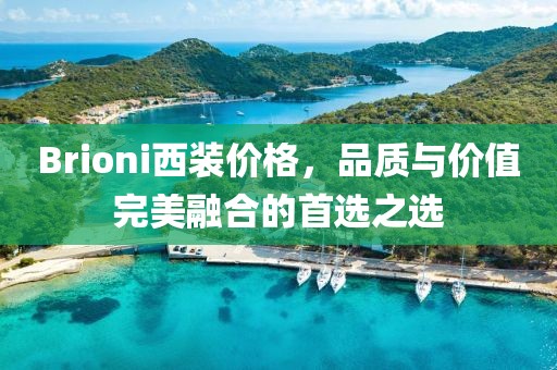 Brioni西装价格，品质与价值完美融合的首选之选