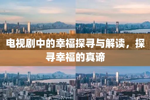 电视剧中的幸福探寻与解读，探寻幸福的真谛