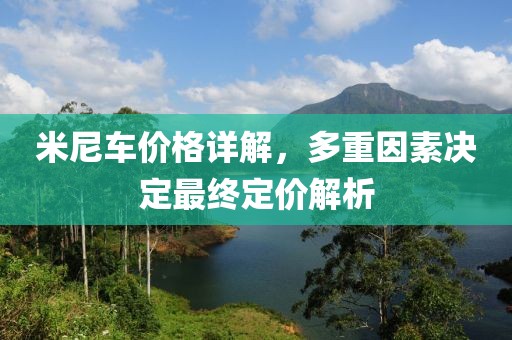 米尼车价格详解，多重因素决定最终定价解析