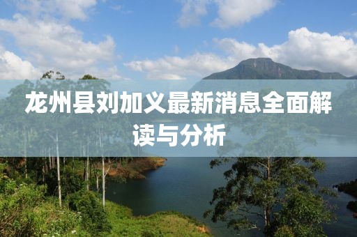 龙州县刘加义最新消息全面解读与分析