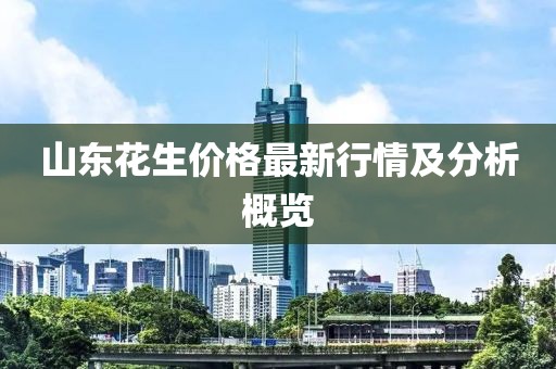山东花生价格最新行情及分析概览