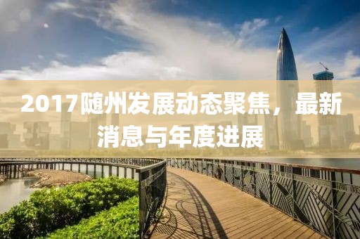 2017随州发展动态聚焦，最新消息与年度进展