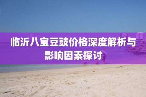 临沂八宝豆豉价格深度解析与影响因素探讨