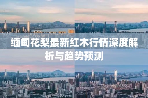 缅甸花梨最新红木行情深度解析与趋势预测