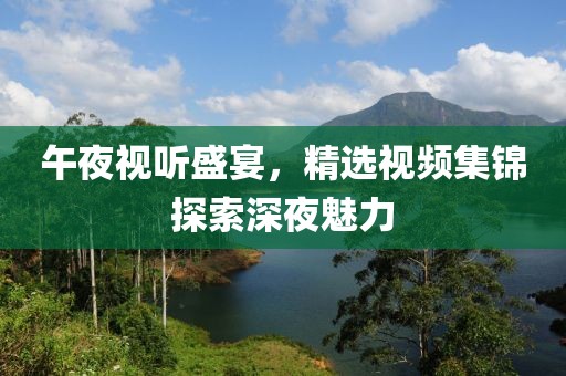 午夜视听盛宴，精选视频集锦探索深夜魅力