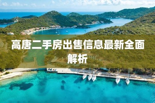 高唐二手房出售信息最新全面解析