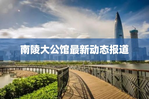 南陵大公馆最新动态报道