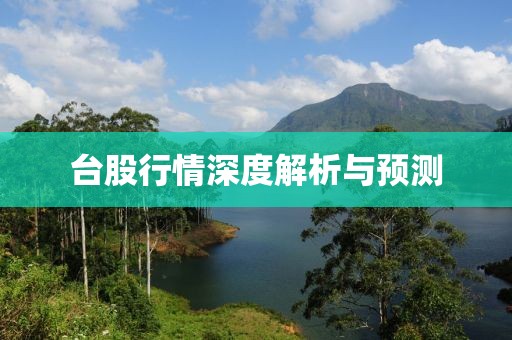 台股行情深度解析与预测
