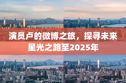 演员卢的微博之旅，探寻未来星光之路至2025年
