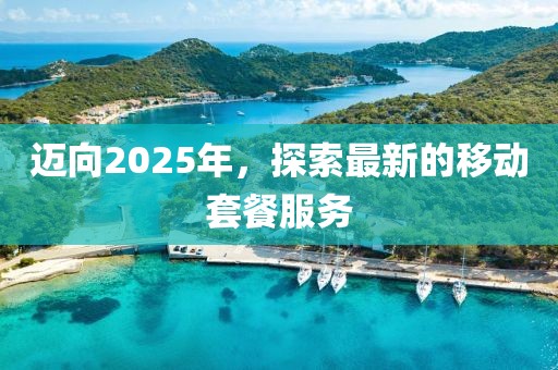 迈向2025年，探索最新的移动套餐服务