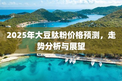 2025年大豆肽粉价格预测，走势分析与展望