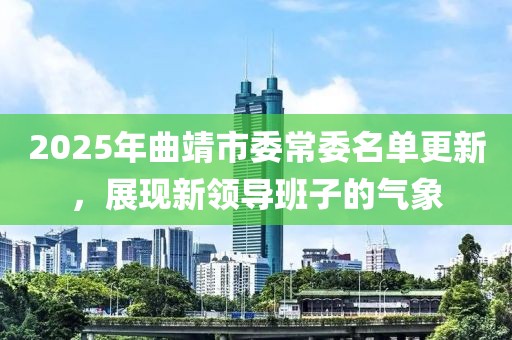 2025年曲靖市委常委名单更新，展现新领导班子的气象