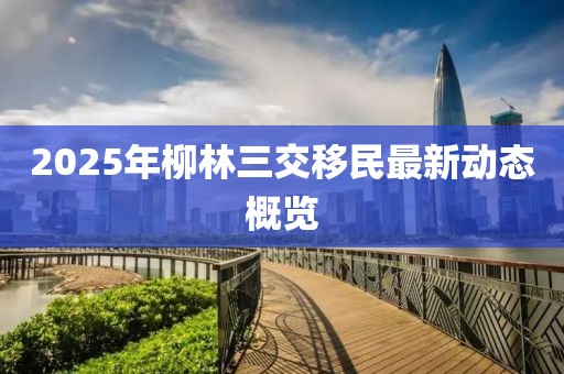 2025年柳林三交移民最新动态概览