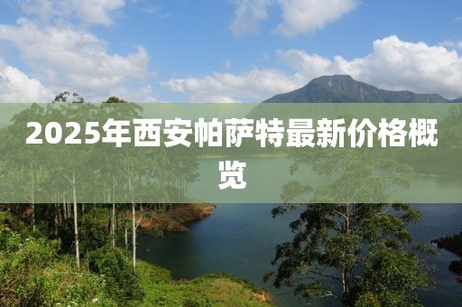 2025年西安帕萨特最新价格概览