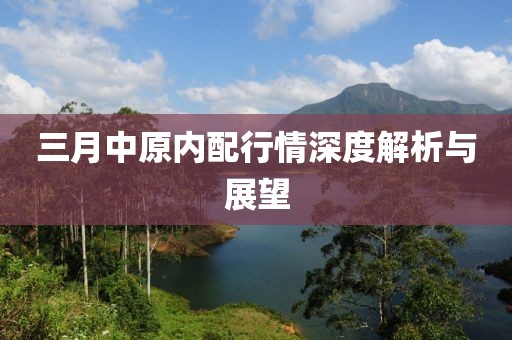 三月中原内配行情深度解析与展望