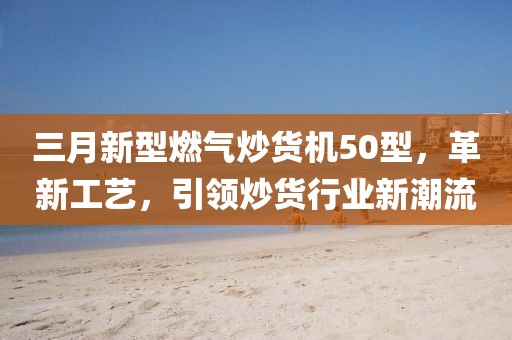 三月新型燃气炒货机50型，革新工艺，引领炒货行业新潮流