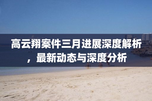 高云翔案件三月进展深度解析，最新动态与深度分析