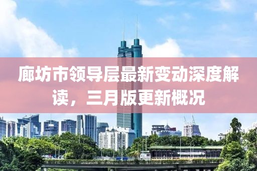 廊坊市领导层最新变动深度解读，三月版更新概况