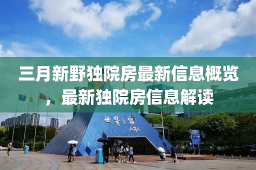 三月新野独院房最新信息概览，最新独院房信息解读